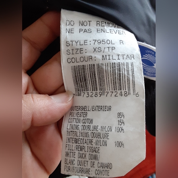 Canada Goose Chilliwack, sz XS, Military Green - Picture 6 of 10